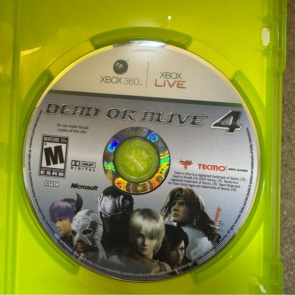 Dead or Alive 4 (Microsoft Xbox 360, 2005) Complete w/ Manual - Picture 5 of 6